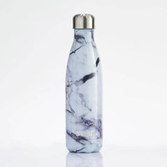 White Marble Water Bottle
