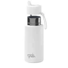 frank green 34oz Reusable Bottle with Flip Straw Lid - Cloud