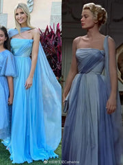 Grace Kelly Sky Blue Evening Dress