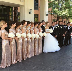 22 Glamorous Gold Bridesmaid Dresses Ideas You Can't Miss!