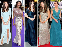 Kate Middleton Jenny Packham, Pregnant Kate Middleton Style
