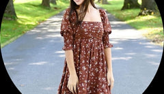 Francesca Brown floral dress