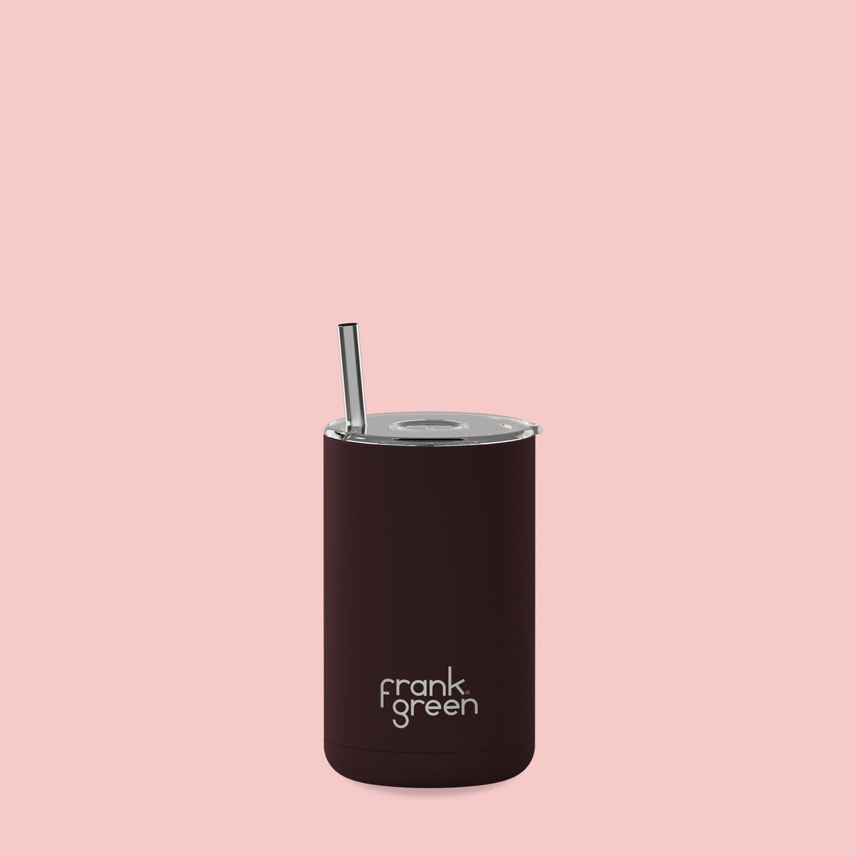 frank green Iced Coffee Cup with Straw - Chocolate