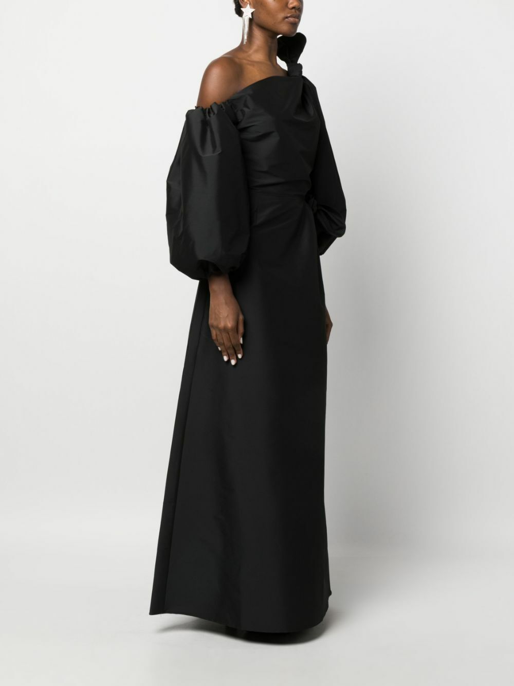 Bernadette Black Maurice One-Shoulder Maxi Dress Bernadette