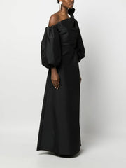 Bernadette Black Maurice One-Shoulder Maxi Dress Bernadette
