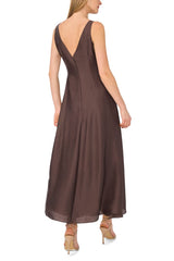 Ted Baker Women's Iris Print Boat Neck Maxi Dress - Brown