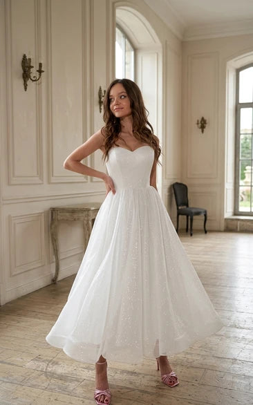 Elegant Ankle Length Wedding Dresses, Maxi Wedding Dresses