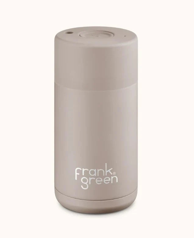 frank green 12oz Ceramic Reusable Cup with Push Button Lid - Moon Dust