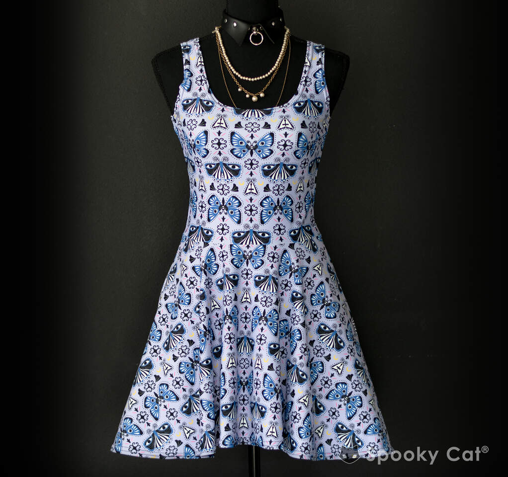 Goth Moth Gothic Butterfly Dress
