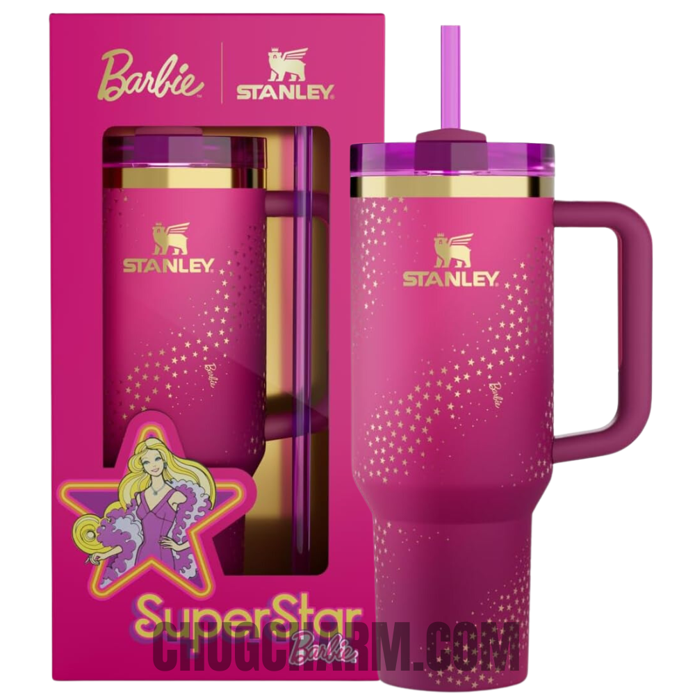 Stanley X Barbie 40 OZ Tumbler 70s Super Star