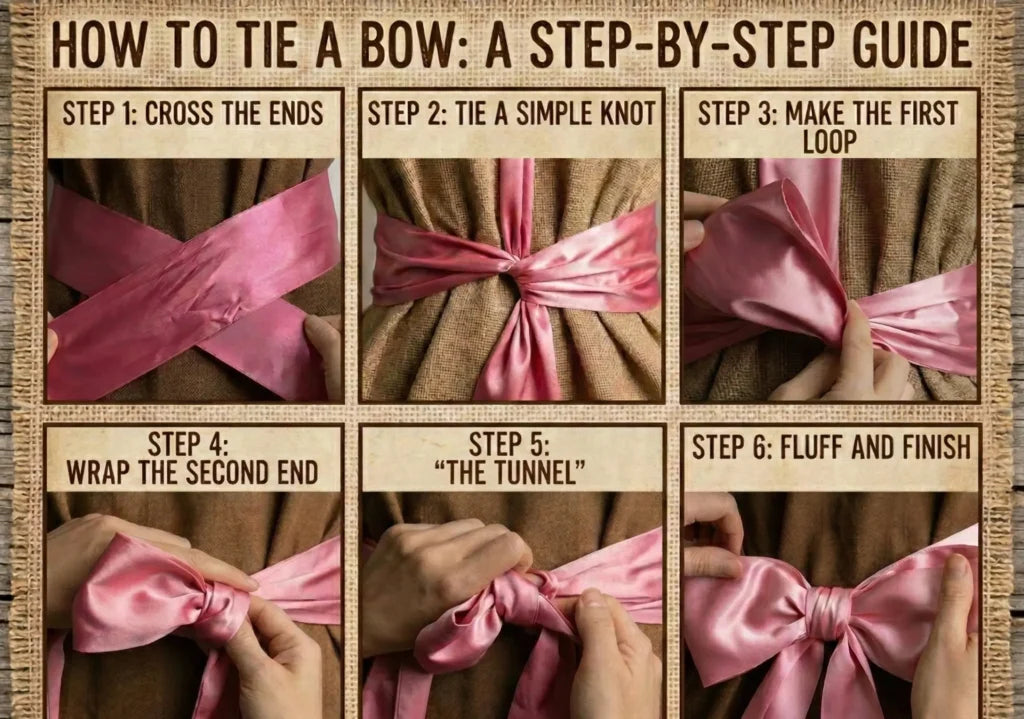 How to Make a Bow Out of Ribbon | How to Tie a Perfect Bow
